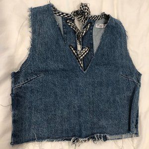 Denim Crop Top